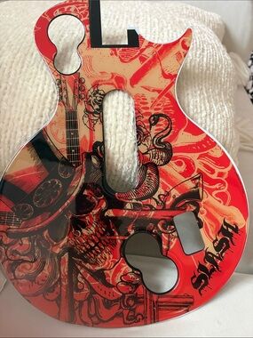 Red and Black Guitar-Style Tablet Cover